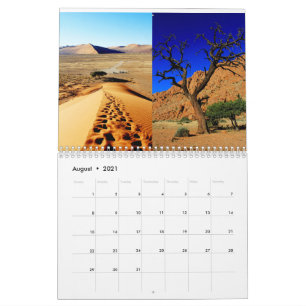 Namibia Sand Dune Landscape Kolmanskop Sossusvlei Calendar