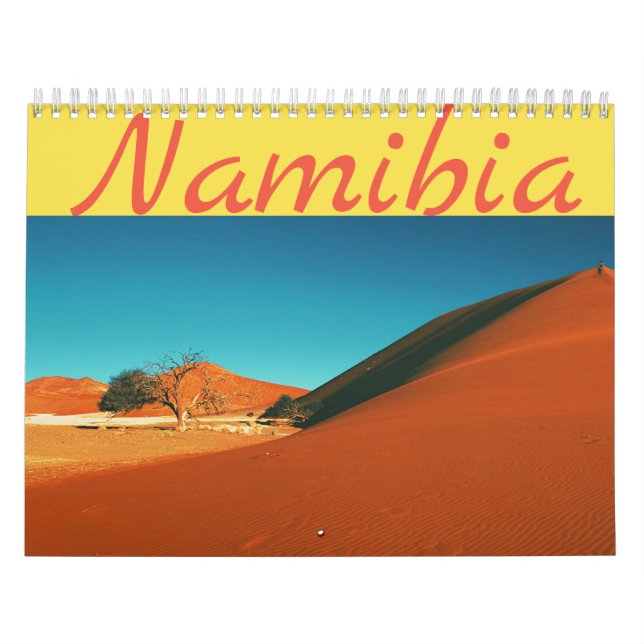 Namibia Sand Dune Landscape Nature Calendar (Cover)