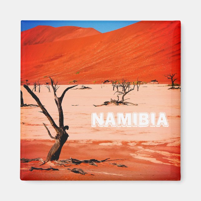 Namibia Sand Dunes Landscape Sossusvlei Magnet (Front)