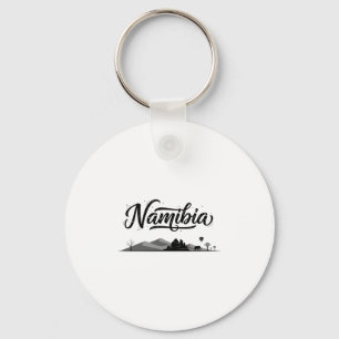 Namibia Skyline Travel Vacation Outfits Keychain