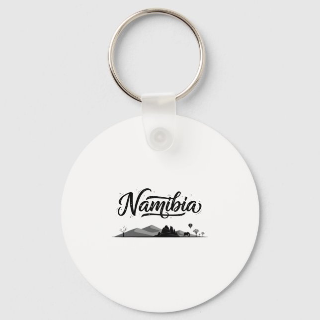 Namibia Skyline Travel Vacation Outfits  Keychain (Front)