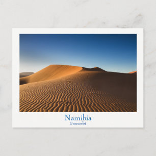Namibia - Sossusvlei desert postcard with text