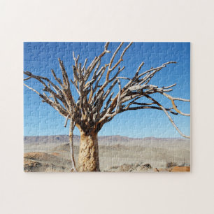 Namibia Tirool Namib Desert Landscape Kokerboom Jigsaw Puzzle