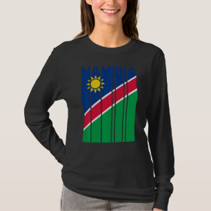 Namibia Vintage Namibian Flag Vacation T-Shirt