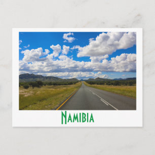Namibia Windhoek Road Landscape Nature Postcard