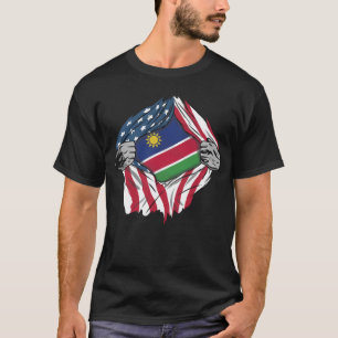Namibian Blood Inside Me Namibia Flag T-Shirt