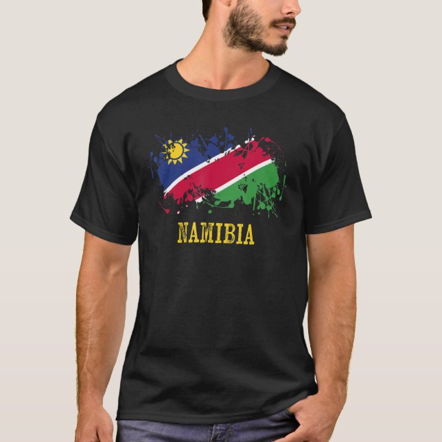 Namibian enthusiasts for Namibia and Namibia T-Shirt (Front)