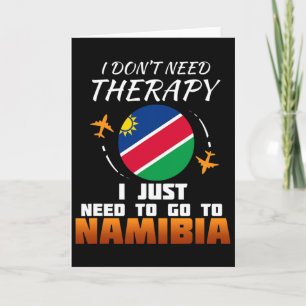 Namibian Flag I Namibia Flag I Vacation Gift I Nam Card