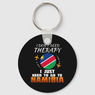 Namibian Flag I Namibia Flag I Vacation Gift I Nam Keychain