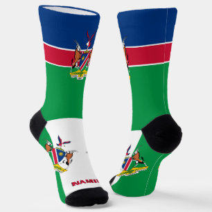 Namibian Flag Patriotic, Sustainable Namibia Socks