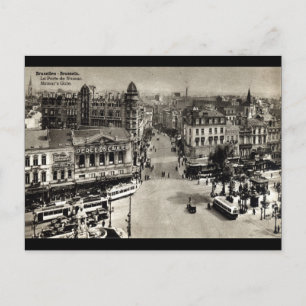 Namur's Gate Brussels Belgium Vintage 1932 Postcard