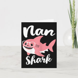 Nan Shark Mother's Day Grandma Funny Card