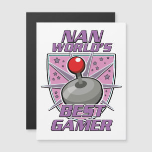 Nan World's best gamer retro logo