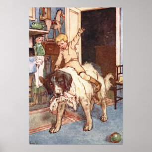 Nana and Michael Darling by Alice B. Woodward Poster