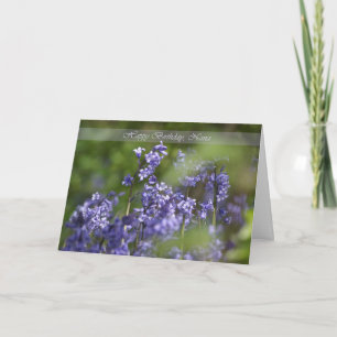 Nana Birthday Card with Beautiful Blue Bells