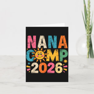 Nana camp 2026 family vacation summer camping crew card