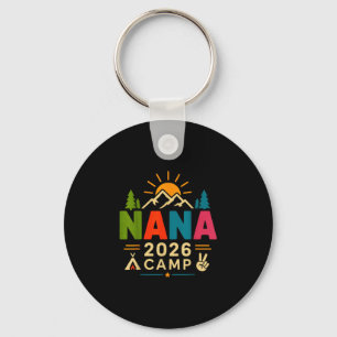Nana camp 2026 fun family camping trip summer keychain