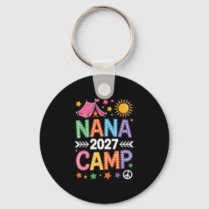 Nana camp 2027 family vacation summer camping crew keychain