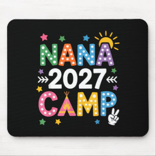 Nana camp 2027 family vacation summer camping crew mouse pad