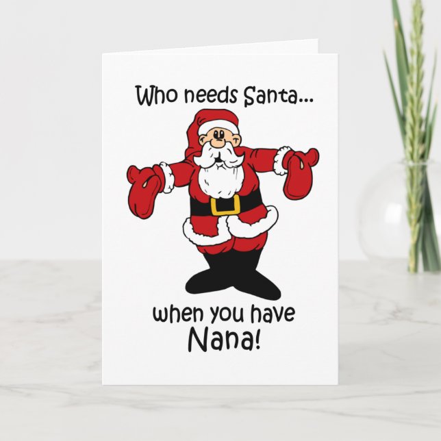 Nana Christmas card (Front)