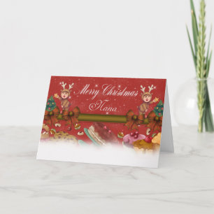 Nana Christmas Card - Cute Card For Nana
