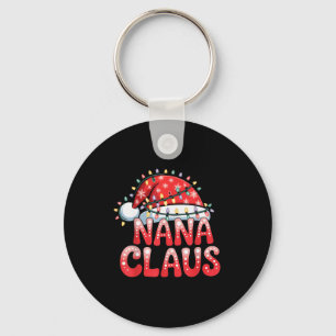 Nana Claus Christmas Family Matching Grandma Holid Keychain