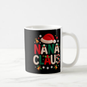 Nana Claus Knitted Design Grandma Pajama Family Ma Coffee Mug