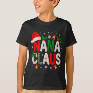 Nana Claus Santa Claus Crochet &amp; Knitting Love T-Shirt