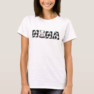 Nana Cow Farm Birthday Family Matching Mothers Day T-Shirt