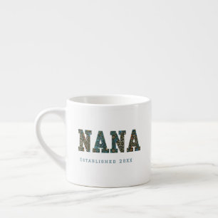 Nana customized year - trendy floral Coffee Mug