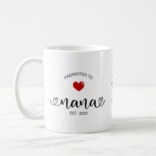 Nana Established New Grandmother Gift Coffee Mug