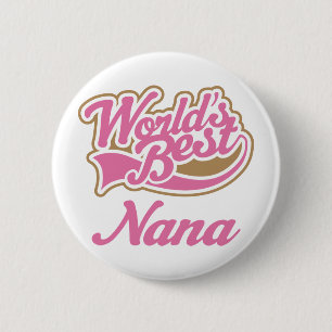 Nana Gift 2 Inch Round Button