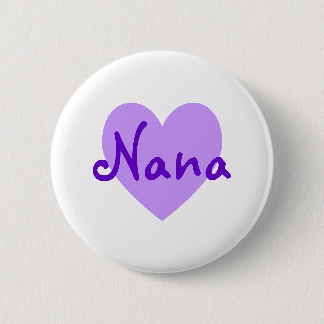 Nana in Purple 2 Inch Round Button (Front)
