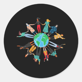 Nana Leopard For Women Grandma Mother's Day Christ Classic Round Sticker