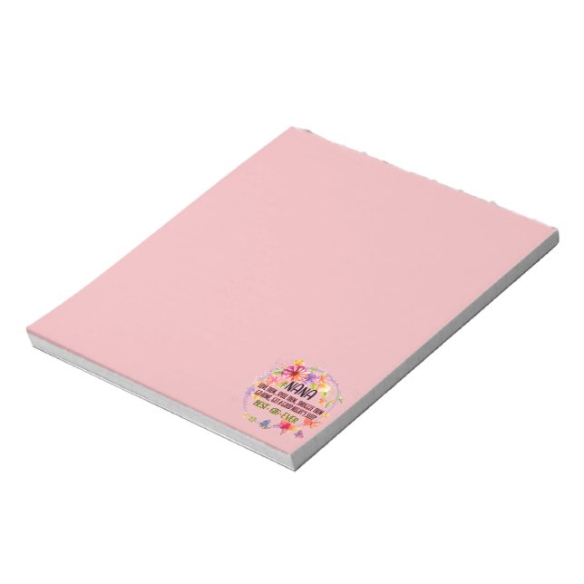 Nana Love Them Spoil Them Snuggle Them Notepad (Rotated)