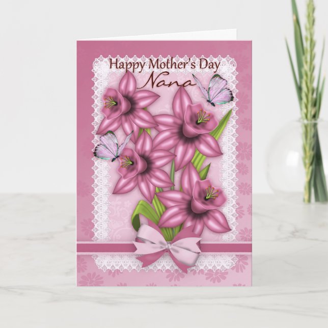 Nana, Mother's Day Card With Daffodils (Front)
