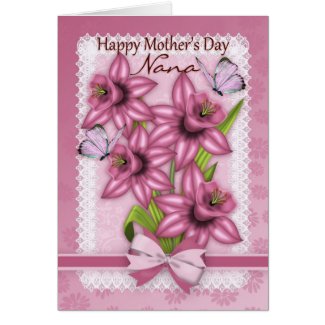 Nana, Mother's Day Card With Daffodils