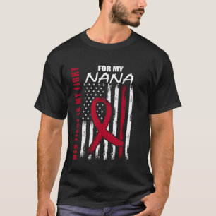 Nana Multiple Myeloma Awareness American Flag Prod T-Shirt