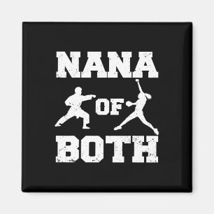 Nana Of Both Funny Softll And Karate Nana  Magnet
