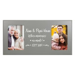 Nana & Papa's Memories Made Double Photo Frame<br><div class="desc">Show your grandparents how much they mean to you with this beautiful,  farmhouse style,  double photo frame. It's made of re-engineered wood and can be customized with a date of your choice. It would be a stylish addition to any home décor.</div>