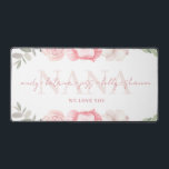 Nana Personalized Floral Desk Mat<br><div class="desc">Let your Nana know how much you love her with this personalized watercolor floral desk mat!</div>