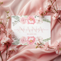 Nana Personalized Floral Greeting Card