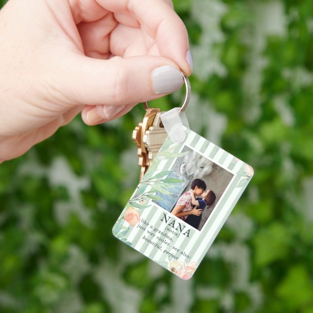 Nana | Personalized Photo Keyring (Hand)