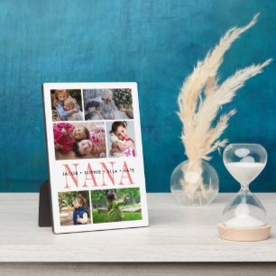 Nana Photo Collage Plaque