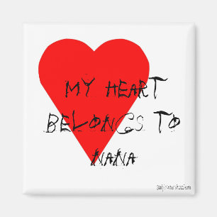 Nana' s Heart Magnet