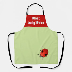 Nana’s Lucky Kitchen Ladybug Apron