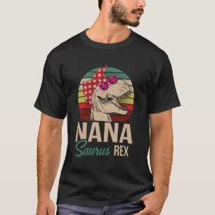 Nana Saurus Rex Nanasaurus Dino Love Grand T-Shirt