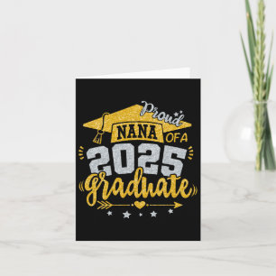 Nana Senior 2025 Proud Nana Of A Cl Of 2025 Gradua Card
