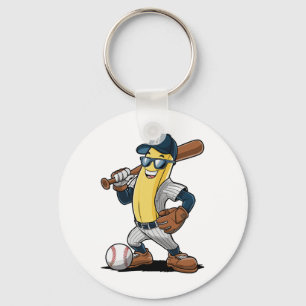 Nana Softll Sport Fruit Cute Nana Sell Player Keychain