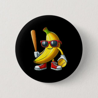 Nana Sungles Playing Softll Funny Fruit Sport Play 2 Inch Round Button